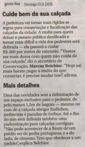 O Globo Gente Boa 13_09 calçadas
