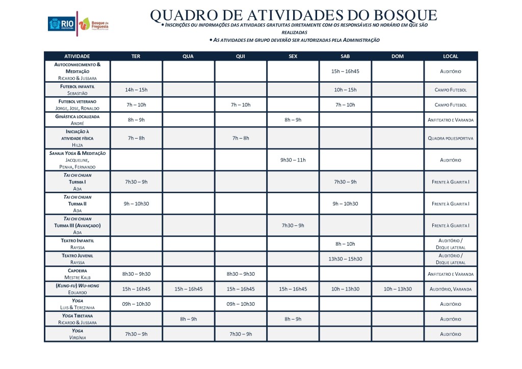 Atividades do Parque_Dezembro_2016