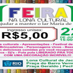 Feira em prol do Lar Maria de Lourdes_Panfleto