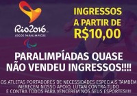 Paralimpíadas. Temos que apoiar!