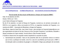 Ata da reunião da AMAF em 25/09.