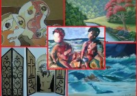 Obras de Arte de artistas locais doadas pelo aniversário dos 35 anos da AMAF