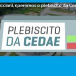 Plebiscito CEDAE! Participe! Não se omita!