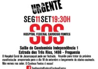 SOS Hospital Federal Cardoso Fontes – Reunião 11/09. Participe!