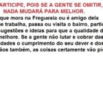 Reunião da AMAF neste domingo 29/10 às 9:00 hs. Não falte! Participe!