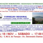 Reunião da FAMRIO no sábado 18/11/2017. Participe!