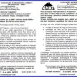 Reunião da AMAF no dia 29 de abril! Divulgue e Participe!