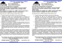 Reunião da AMAF no dia 29 de abril! Divulgue e Participe!