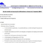 Ata da reunião da AMAF de 30 de setembro de 2018