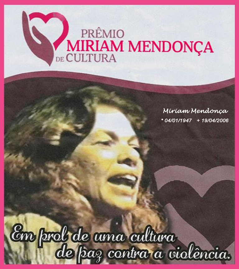Premio Miriam Mendonça de Cultura regional e Popular 2019