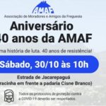 Venha participar da festa dos 40 anos da AMAF!