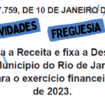Lei Orçamentária de 2023 e a Freguesia