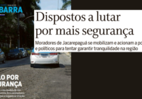 AMAF demanda segurança pública em Jornal o Globo